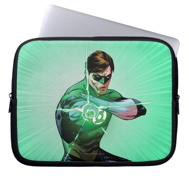 Housse Pour Ordinateur Portable Lanterne verte et anneau lumineux (Devant)