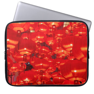 Housse Pour Ordinateur Portable lanternes rouges traditionnelles décorées pour l