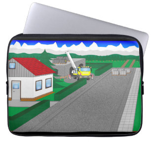 Housse Pour Ordinateur Portable Laptoptasche Straßen und Hausbau de 13 pouces