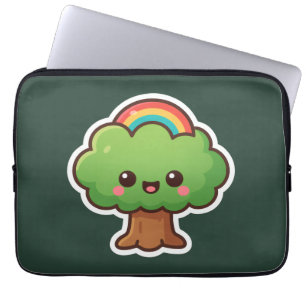 Housse Pour Ordinateur Portable L'arbre convivial Kawaii