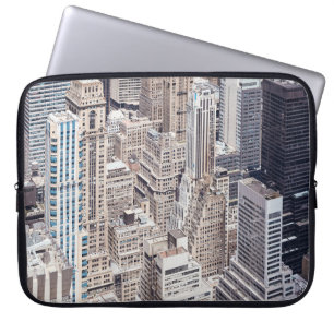 Housse Pour Ordinateur Portable L'architecture diversifiée de New York, les couleu
