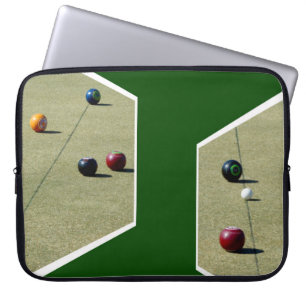 Housse Pour Ordinateur Portable L'art dimensionnel de boules de pelouse,