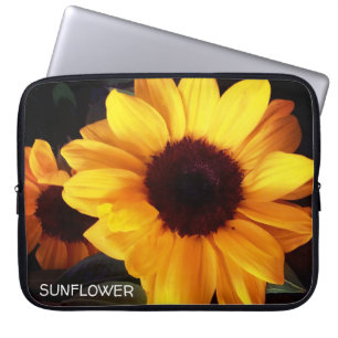 Housse Pour Ordinateur Portable L'art fleuriste du jardin de tournesol
