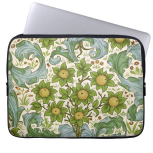 Housse Pour Ordinateur Portable L'art nouveau du motif de verger de William Morris