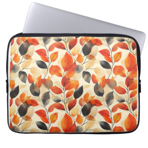 Housse Pour Ordinateur Portable L'automne laisse l'élégance Motif sans faille