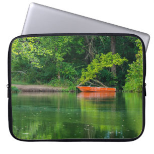 Housse Pour Ordinateur Portable Le Bateau Orange