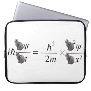 Housse Pour Ordinateur Portable Le chat de Schrodinger