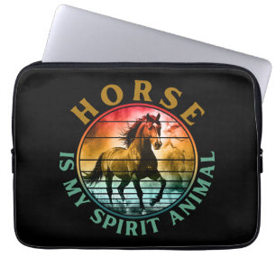 Housse Pour Ordinateur Portable Le cheval est mon animal spirituel