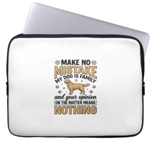 Housse Pour Ordinateur Portable Le chien est une famille vintage retriever typogra