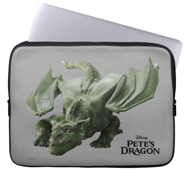 Housse Pour Ordinateur Portable Le dragon de Pete | Le vert est bon (Devant)