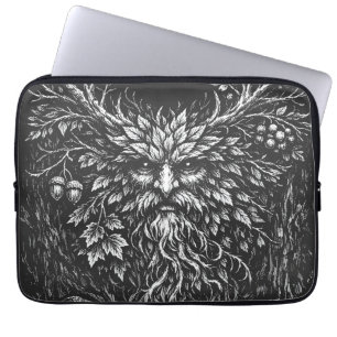 Housse Pour Ordinateur Portable Le Green Man par BurnsInHell