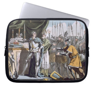 Housse Pour Ordinateur Portable Le jour historique de Bouvines en 1214, gravé par