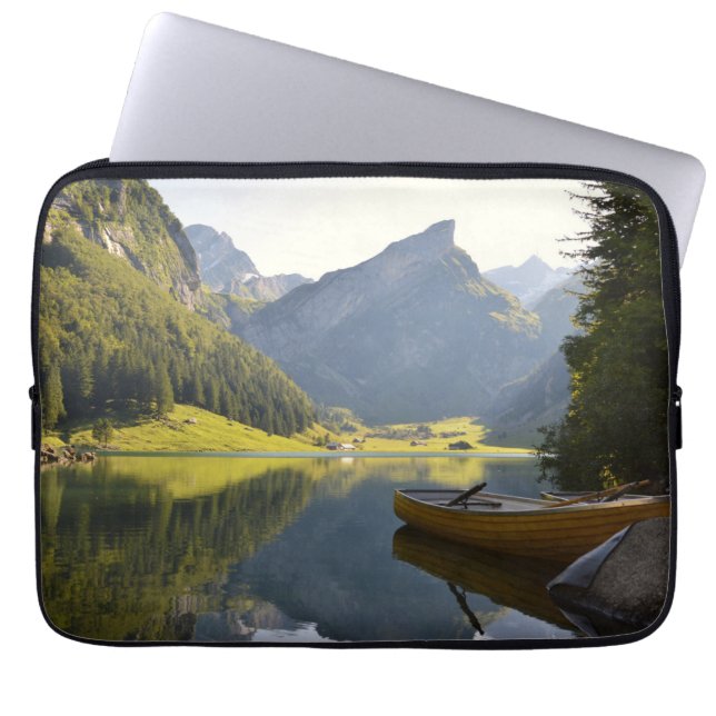 Housse Pour Ordinateur Portable Le lac des Alpes en Suisse (Devant)
