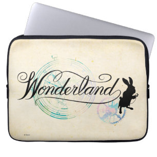 Housse Pour Ordinateur Portable Le lapin blanc   Wonderland 2