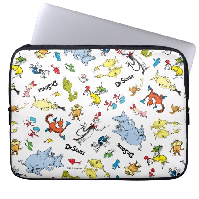 Housse Pour Ordinateur Portable Le monde du Dr Seuss Motif (Devant)