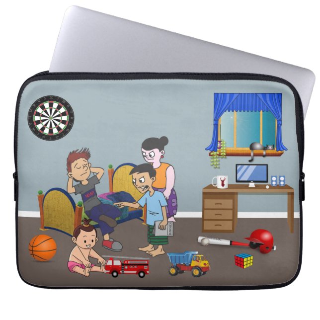 Housse Pour Ordinateur Portable Le paradis des rebelles (Devant)