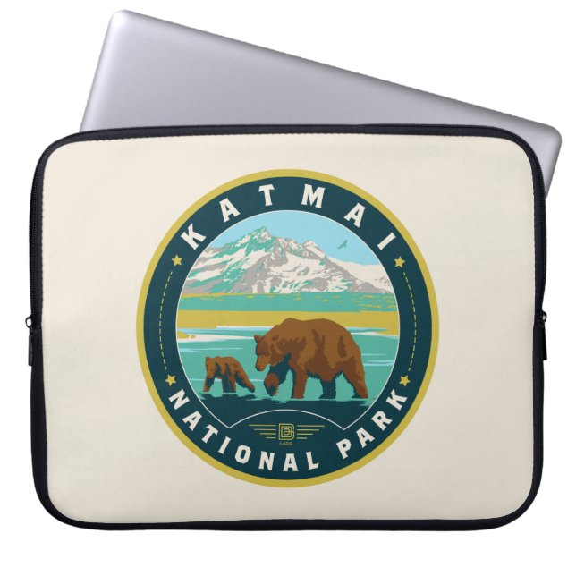Housse Pour Ordinateur Portable Le Parc national de Katmai (Devant)