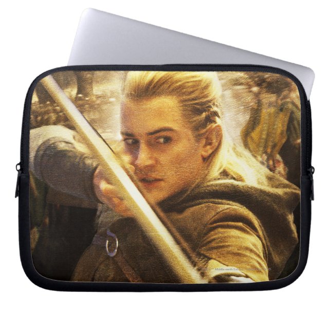 Housse Pour Ordinateur Portable LEGOLAS GREENLEAF™ Dessine Son Bow (Devant)