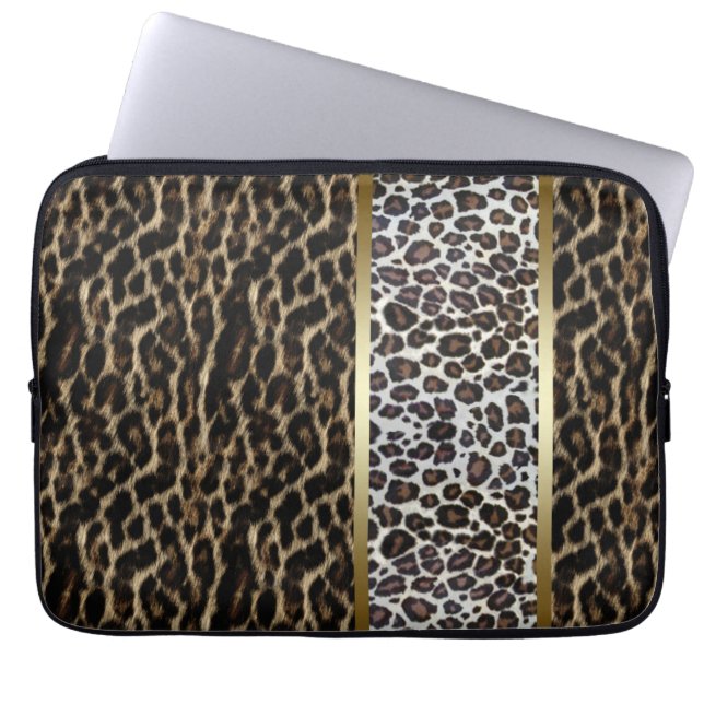 Housse Pour Ordinateur Portable Leopard Portable (Devant)