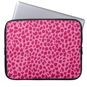 Housse Pour Ordinateur Portable Leopard Poster de animal Girly Glam y2k rose esthé