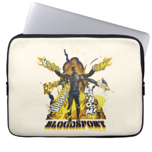 Housse Pour Ordinateur Portable L'équipe du suicide Graphique d'action Bloodspor