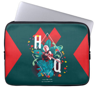 Housse Pour Ordinateur Portable L'équipe du suicide   Harley Quinn Floral Diamond
