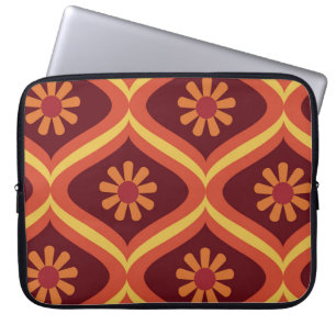 Housse Pour Ordinateur Portable les années 70 rétro vintage Mid Century moderne Pa
