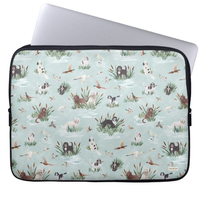 HOUSSE POUR ORDINATEUR PORTABLE LES BARBETS (Devant)