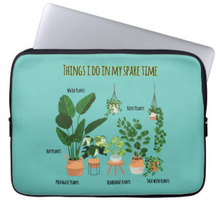 Housse Pour Ordinateur Portable Les Choses Que Je Fais Dans Mon Temps De Rechange 