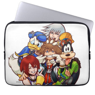 Housse Pour Ordinateur Portable Les Coeurs du Royaume Illustration de la diffusio