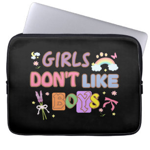 Housse Pour Ordinateur Portable Les filles n'aiment pas les garçons