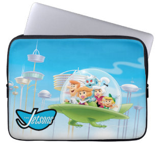 Housse Pour Ordinateur Portable Les Jetsons   La Famille Volant Voiture Portable S