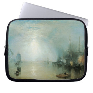 Housse Pour Ordinateur Portable Les Keelmen déplaçant des charbons, clair de lune