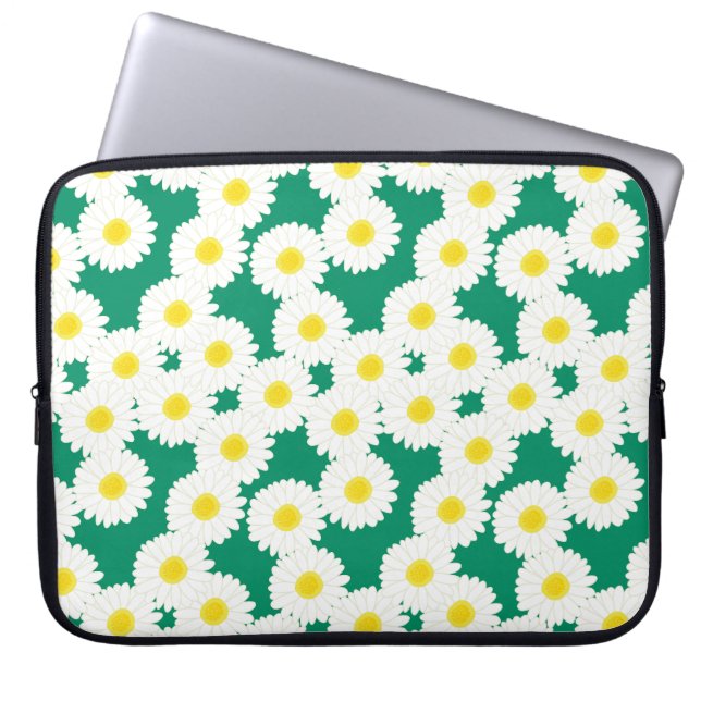 Housse Pour Ordinateur Portable Les Marguerites Dans La Nature (Devant)