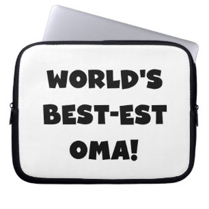 Housse Pour Ordinateur Portable Les meilleurs cadeaux Oma Noir ou Blanc du monde