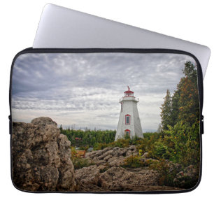Housse Pour Ordinateur Portable Les phares   Big Tub Harbour Tobermory Ontario