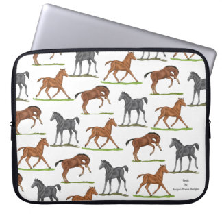 Housse Pour Ordinateur Portable Les poulains du cheval