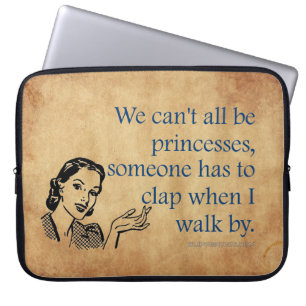 Housse Pour Ordinateur Portable Les princesses de SlipperyJoe applaudissent affich