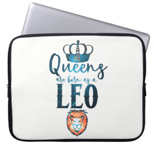 Housse Pour Ordinateur Portable Les reines naissent comme un signe du zodiaque LEO