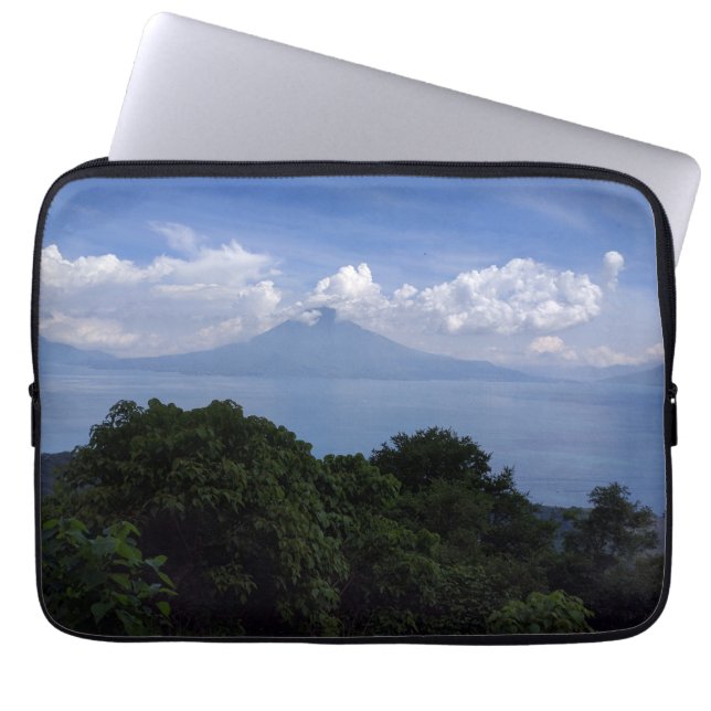 Housse Pour Ordinateur Portable Les volcans du lac Atitlan Photo (Devant)