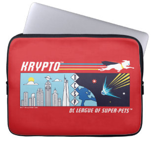 Housse Pour Ordinateur Portable L'espace extra-atmosphérique de Krypto vers la mét