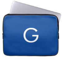 Lettre initiale Monogramme Moderne Style Bleu