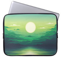 Lever de soleil dans la mer habillages d'illustrat