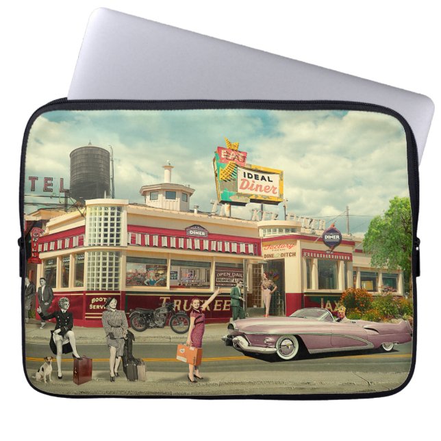 Housse Pour Ordinateur Portable L'Hitchhickers (Devant)