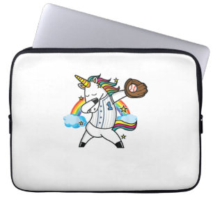 Housse Pour Ordinateur Portable Licorne Baseball Arc-en-ciel Amateur de Baseball I