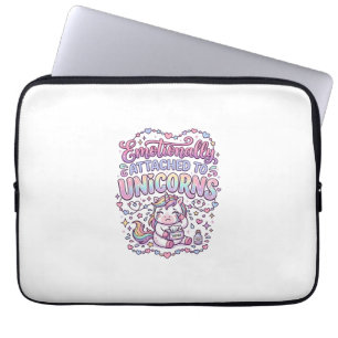 Housse Pour Ordinateur Portable Licorne émotionnellement attachée aux originaux de