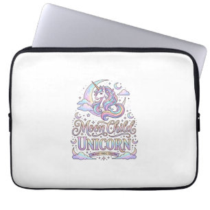 Housse Pour Ordinateur Portable Licorne Lune Enfant Licorne Conception Originale Z