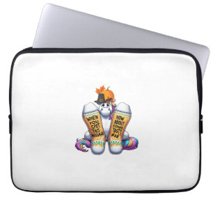 Housse Pour Ordinateur Portable Licorne portant des chaussettes Hommes Femmes Enfa