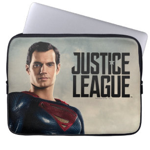 Housse Pour Ordinateur Portable Ligue de Justice Superman Sur Le Champ De Batail