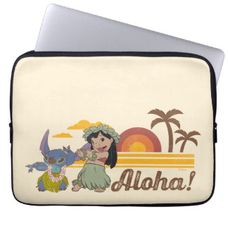 Housse Pour Ordinateur Portable Lilo et Stitch | Aloha
